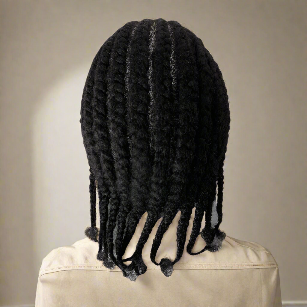 Full PU Brazilian Human Hair Cornrow Unit