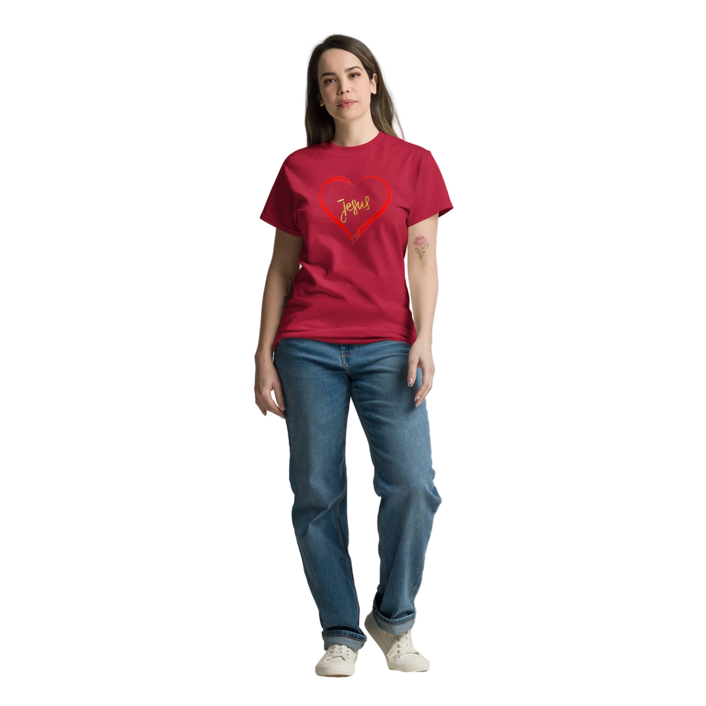 Jesus at the Center Inspirational Unisex Tee