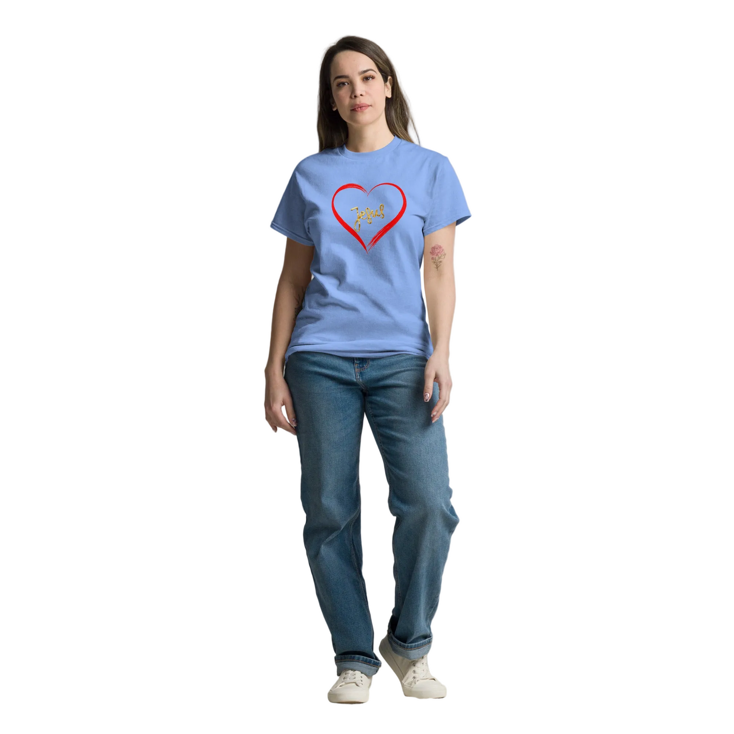 Jesus at the Center Inspirational Unisex Tee