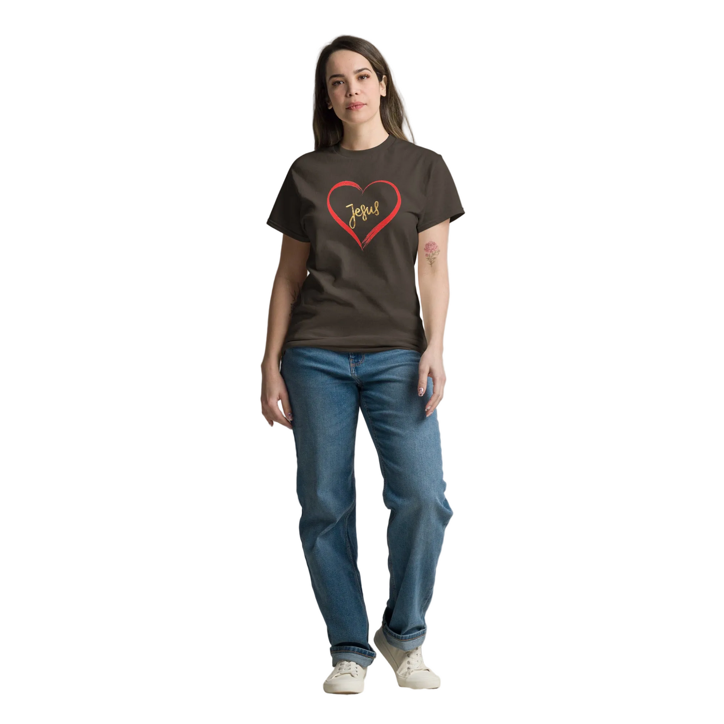 Jesus at the Center Inspirational Unisex Tee