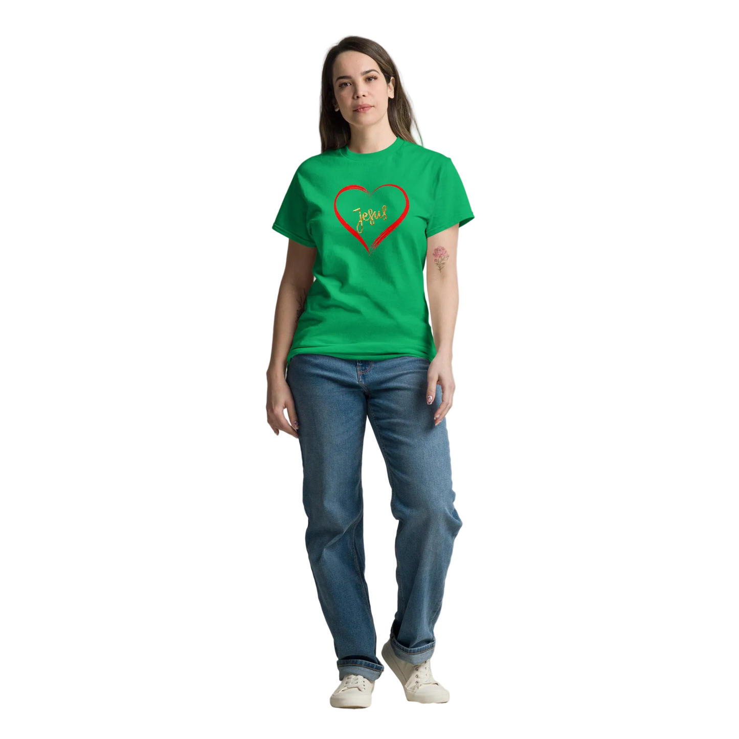 Jesus at the Center Inspirational Unisex Tee