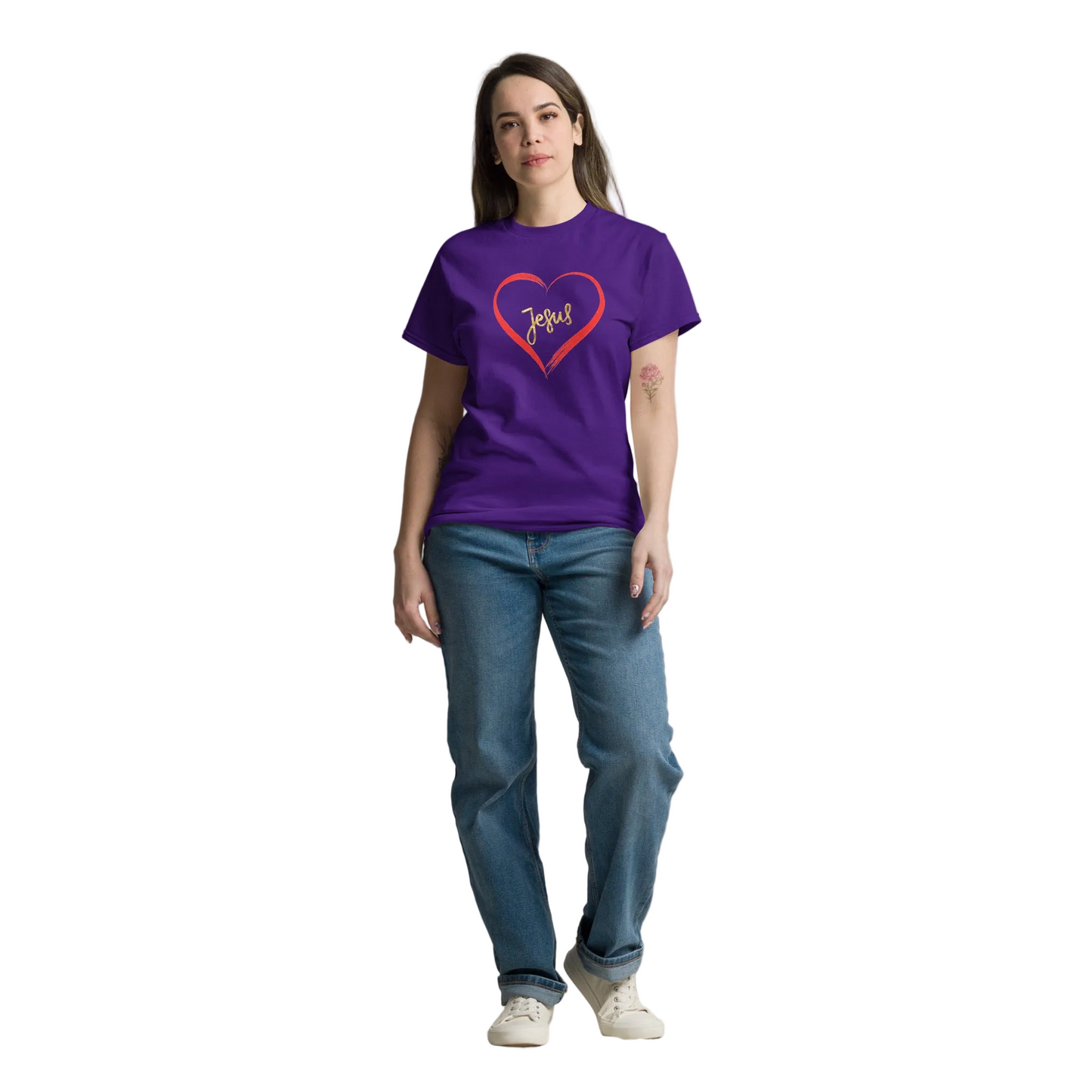 Jesus at the Center Inspirational Unisex Tee