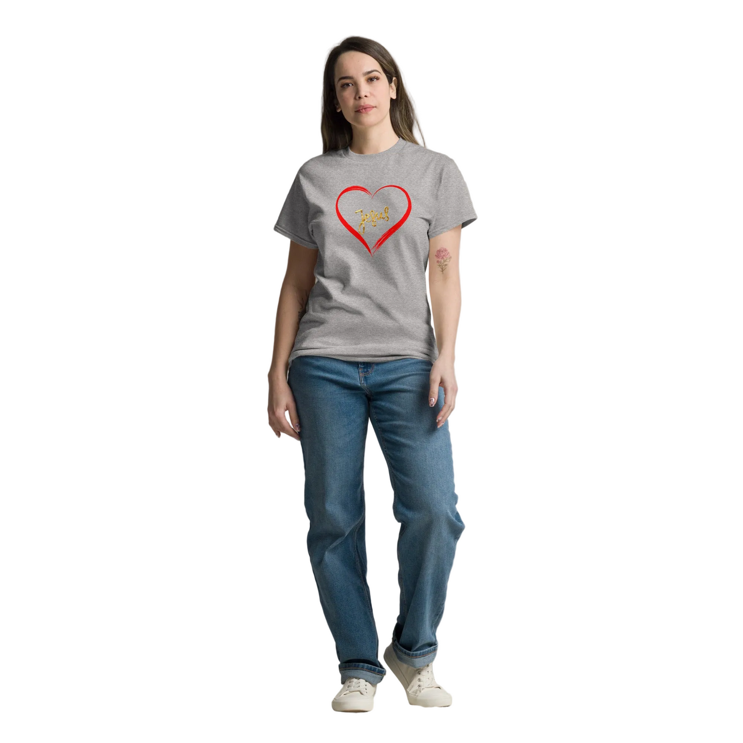 Jesus at the Center Inspirational Unisex Tee