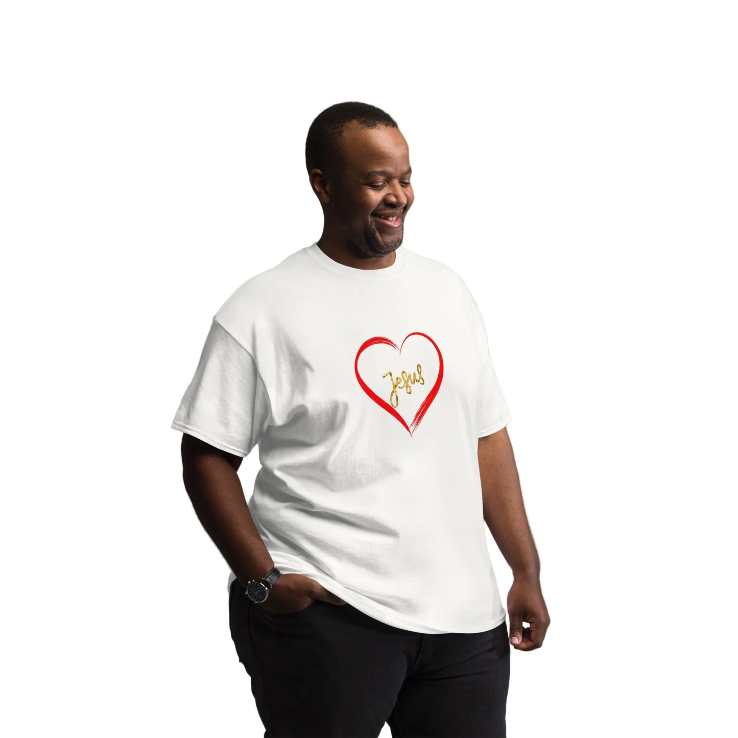 Jesus at the Center Inspirational Unisex Tee