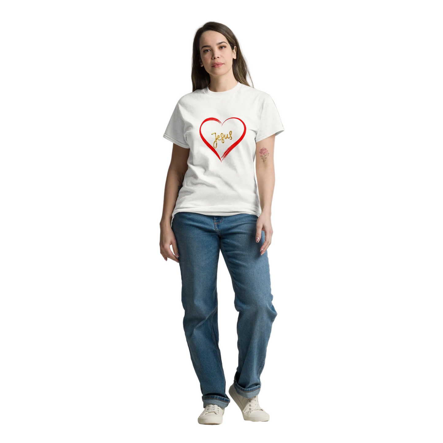 Jesus at the Center Inspirational Unisex Tee